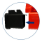 Signal light for traffic panels | acc. TL | POWERNOX | light exists on both sides | red